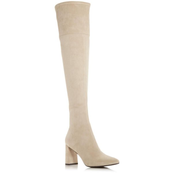Jeffrey Campbell Womens Parisah 2 Faux Suede Pointed Toe Over-The-Knee Boots