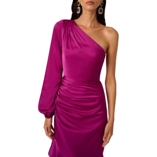 Liv Foster Womens Cold Shoulder Hi-Lo Hem Evening Dress - Image 2