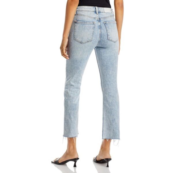 Pistola Womens Lennon High Rise Released Hem Cropped Jeans - Image 2