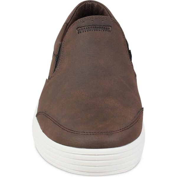 Nunn Bush Mens Kore City Walk Faux Leather Slip-On Oxfords - Image 3
