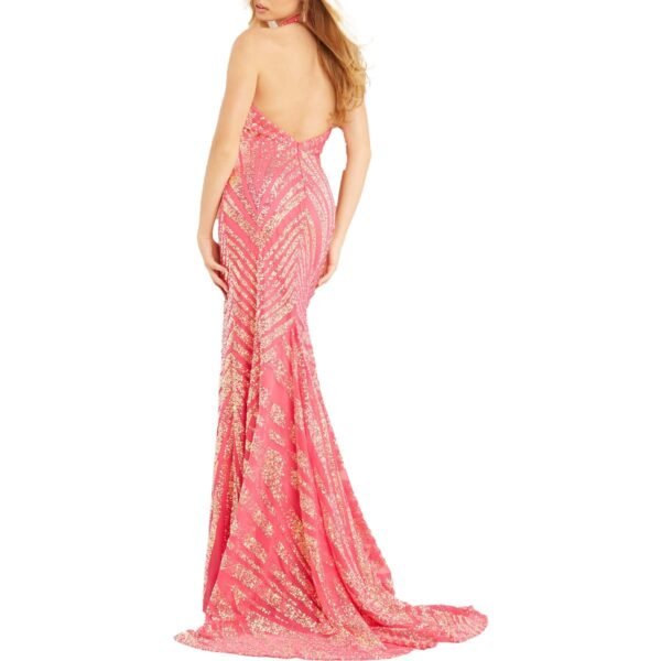 Jovani Sequined Long Evening Dress - Image 2