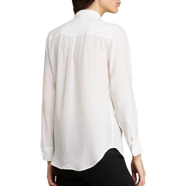 Equipment Femme Womens Slim Signature Silk Long Sleeves Button-Down Top - Image 3
