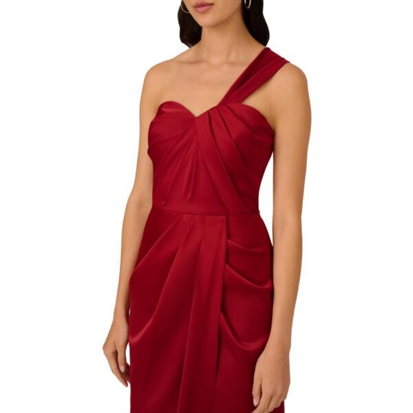 Liv Foster Womens Handkerchief Hem One Shoulder Evening Dress - Image 2