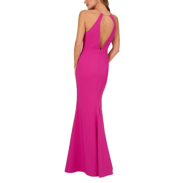 Liv Foster Womens Stretch V-Neck Evening Dress - Image 2
