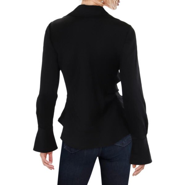 SIMKHAI Womens Collared Blouse Pullover Top - Image 2