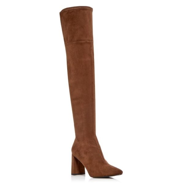 Jeffrey Campbell Womens Parisah 2 Faux Suede Pointed Toe Over-The-Knee Boots - Image 2