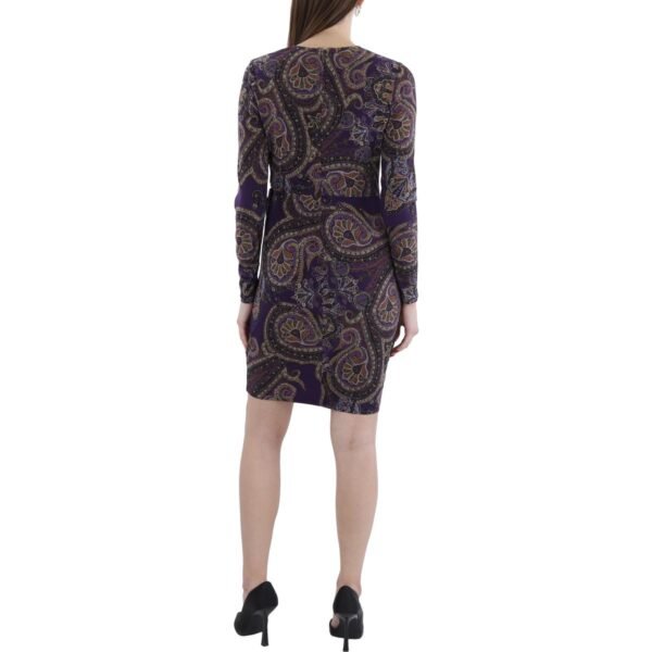Lauren Ralph Lauren Womens Paisley Side Twist Sheath Dress - Image 2