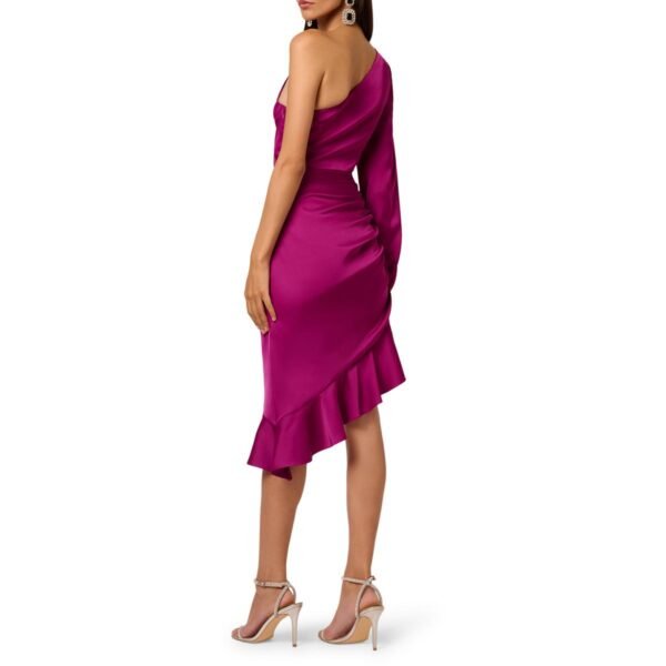 Liv Foster Womens Cold Shoulder Hi-Lo Hem Evening Dress - Image 3