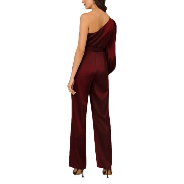 Liv Foster Womens Cold Shoulder Pockets Jumpsuit - Image 2